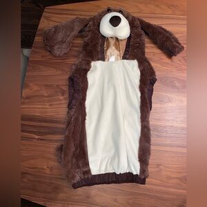 Brown and Cream Dog Kids Costume
